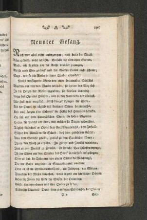 Neunter Gesang.