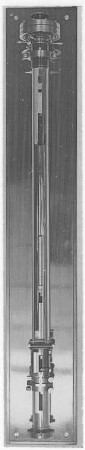 Präzisions-Quecksilberbarometer von Fuess : Technikgeschichte | Physik | Mechanik | Messung des Luftdruckes | Barometer und Barographen
