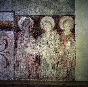 Passionszyklus — Johannes der Täufer und zwei weibliche Heilige
