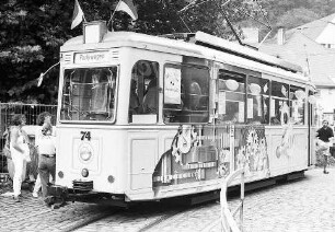 Freiburg im Breisgau: Partywagen von Radio Breisgau (SWF)
