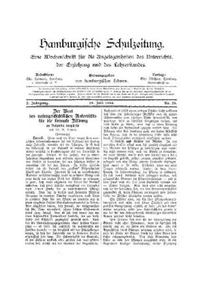 Der Wert des naturgeschichtlichen Unterrichts für die formale Bildung : an Beispielen dargestellt ; (Fortsetzung)