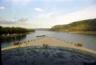 Koblenz: Zusammenfluss Mosel und Rhein vom Deutschen Eck