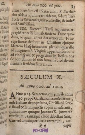 Saeculum X. Ab anno 900. ad 1000.
