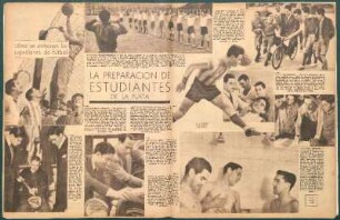 La preparación de Estudiantes de la Plata [Fotografías] : Cómo se entrenan los jugadores de fútbol