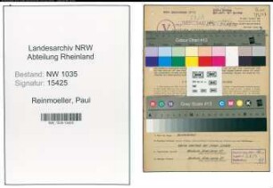 Entnazifizierung Paul Reinmoeller , geb. 03.04.1904 (Hauer)
