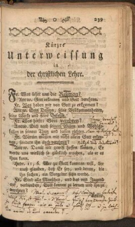 Kürzere Unterweissung in der christlichen Lehre