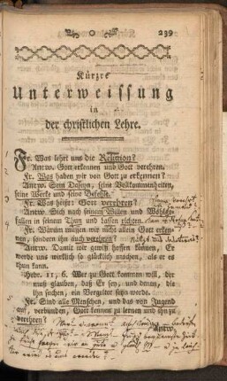 Kürzere Unterweissung in der christlichen Lehre