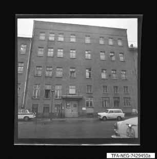 Straßenfront Zweigwerk Lichtenberg, Foto 1974