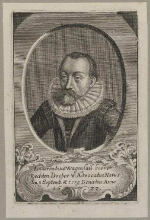 Bildnis des Laurentius Wagensail