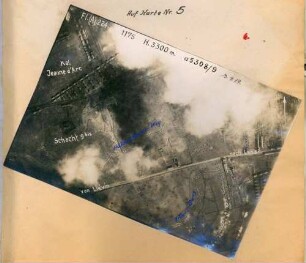 Foto der Gräben östlich der "Kolonie Liévin-Ost" (Luftbild)