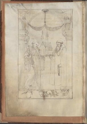 Psalter für Kloster Tegernsee: Psalteria et cantica ferialia cum antiphonis; accedunt Cantica uaria [u.a.] - BSB Clm 19203(2
