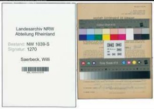 Entnazifizierung Willi Saerbeck , geb. 29.06.1915 (Textilingenieur)