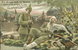 Die Sonne sank im Westen - Sag ihr, ich wär geblieben [...]