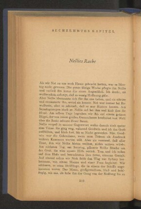 Sechzehntes Kapitel Nellies Rache
