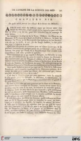 Chapitre XIX: De quelle utilité peuvent être l’Étude & la Science des Médailles