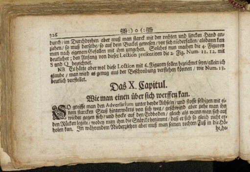Das X. Capitul. Wie man einen über sich werffen kan