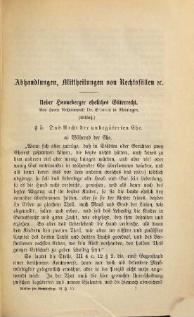 Blätter für Rechtspflege in Thüringen und Anhalt : unter Berücksichtigung d. Reichsgesetzgebung u. d. juristischen Literatur, 20 = Bd. 40 des Gesamtw. 1893