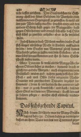 Das sechszehende Capitul
