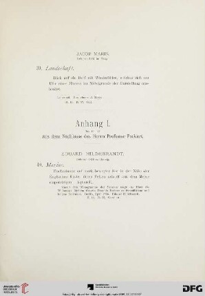 Anhang I (Nr. 40-67)