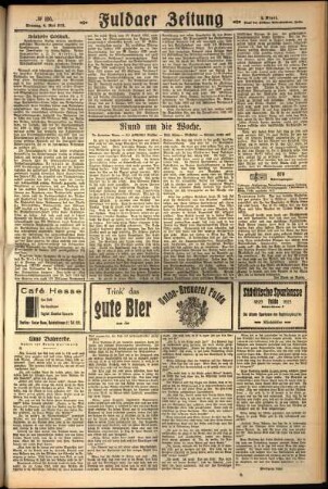 Zweite Ausgabe vom Sonntag, den 06. Mai 1928.