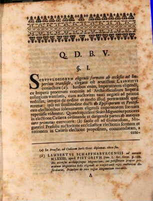 Georgii Ludovici Böhmeri... de reliquiis iuris canonici in imperatoris electione exercitatio