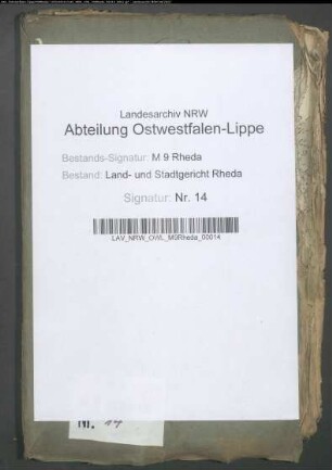 Acta voluntaria (Protokolle der freiwilligen Gerichtsbarkeit), Vol. II
