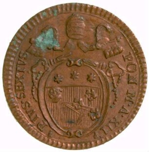 Münze, Quattrino, 1786 - 1787