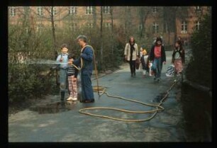 Diapositive: Wrangelstraße, Mariannenplatz, 1985