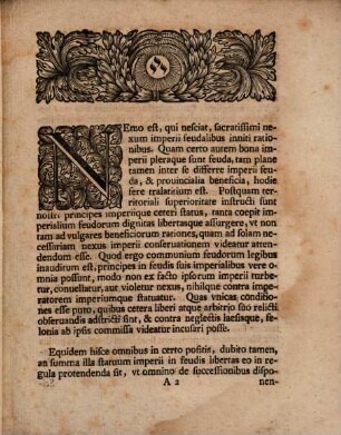 Disquisitio: an quodam Henrici VI. Imp. privilegio promiscuae, imo vere haereditariae factae sint in feudis imperii successiones?