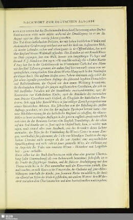 Nachwort Zur Deutschen Ausgabe