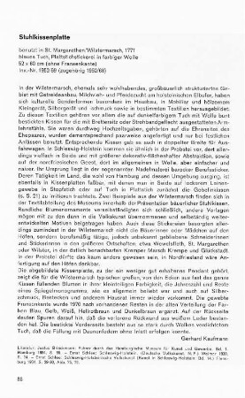 Stuhlkissenplatte