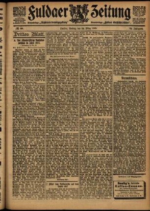 Dritte Ausgabe vom Freitag, den 24. März 1905.