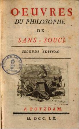Oeuvres Du Philosophe De Sans-Souci, 3