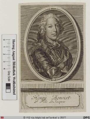 Bildnis Henry Benedict (Maria Clement) Stuart, gen. "Cardinal York"