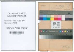 Entnazifizierung Alfred Werner Heltewig , geb. 20.05.1911 (Werkstoffpruefer)