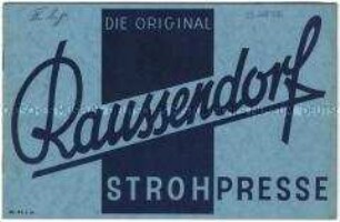 Strohpressen