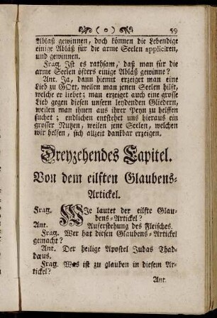 Dreyzehendes Capitel. Von dem eilften Glaubens-Artickel