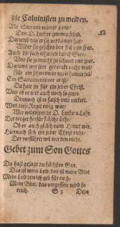 Gebet zum Son Gottes.