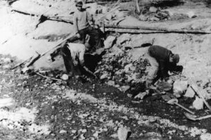 Wilsdruff-Blankenstein. Ober- oder Krillemühle, Triebisch, neues Flußbett? Repro