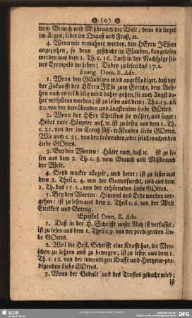 Evang. Dom. II. Adv.