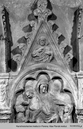 Relief: Madonna, Verkündigung, Salvator - Madonnenrelief