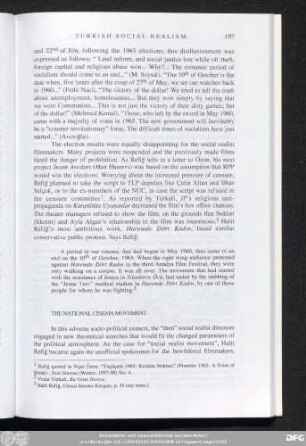 The National Cinema Movement