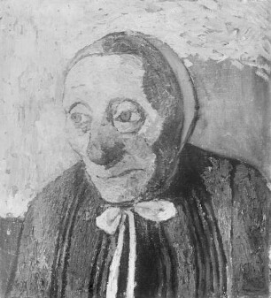 Brustbild einer alten Bäuerin