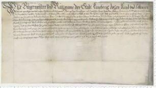 Die Stadt verkauft dem Kellermeister von St. Michaelis für 1000 Mark eine Rente von 50 Mark; Rückkauf vorbehalten.