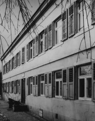 Dresden-Friedrichstadt. Gartenhaus Friedrichstraße 44, hier wurde im Jahr 1803 der berühmte Maler der Romantik Ludwig Richter geboren