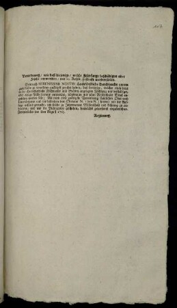 Verordnung, wie daß diejenige, welche Fischfange beschädigen oder Fische entwenden, mit 10. Rthlr. gestraft werden sollen : Zweybrücken den 8ten August 1765.