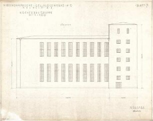 Schachner, Richard; Kelheim; Zellstoffabrik Waldhof - Kocherbaugruppe, Ostseite (Ansicht)
