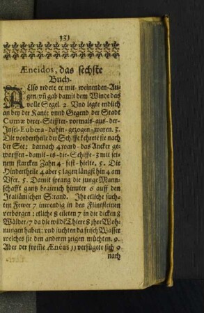 Aeneidos, das sechste Buch.