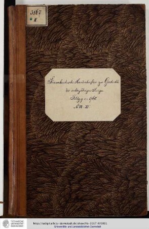 Süssenbachsche Handschriften zur Geschichte des siebenjährigen Krieges : Feldzug von 1760 ; No. VII - XI