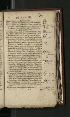 Codices Latini Vet.